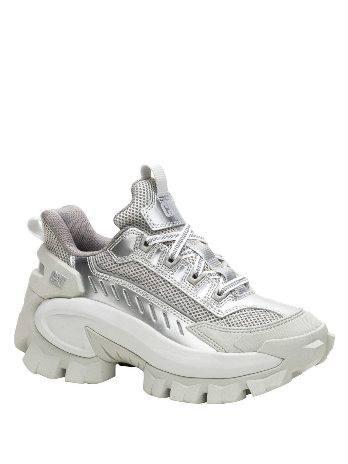 Zapatilla Cuero Mujer Intruder Max Lace Ch Plateado-0