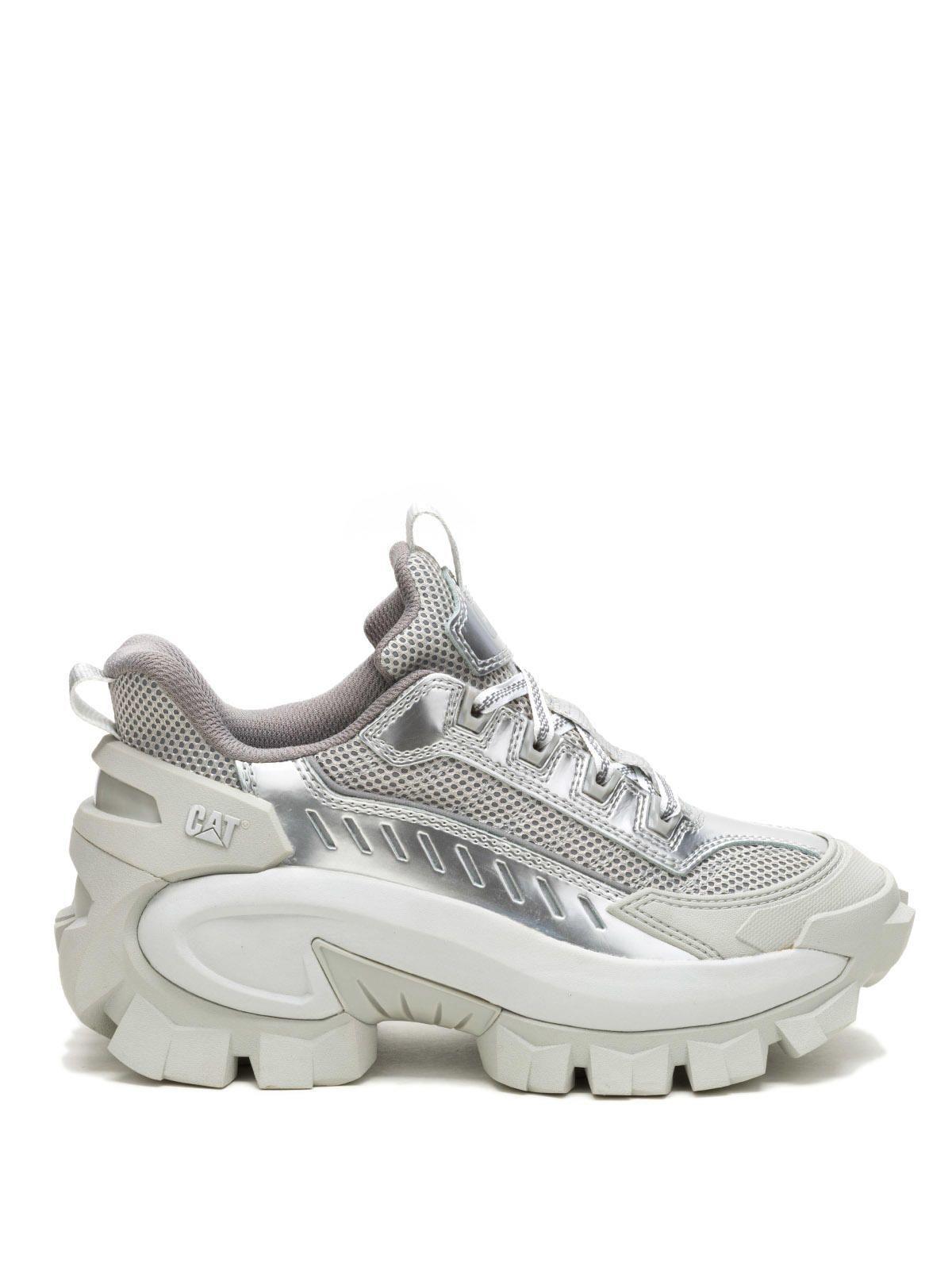 Zapatilla Cuero Mujer Intruder Max Lace Ch Plateado-1