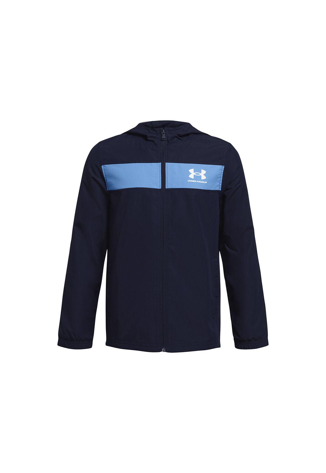 Cortavientos UA Sportstyle Azul para niño-0