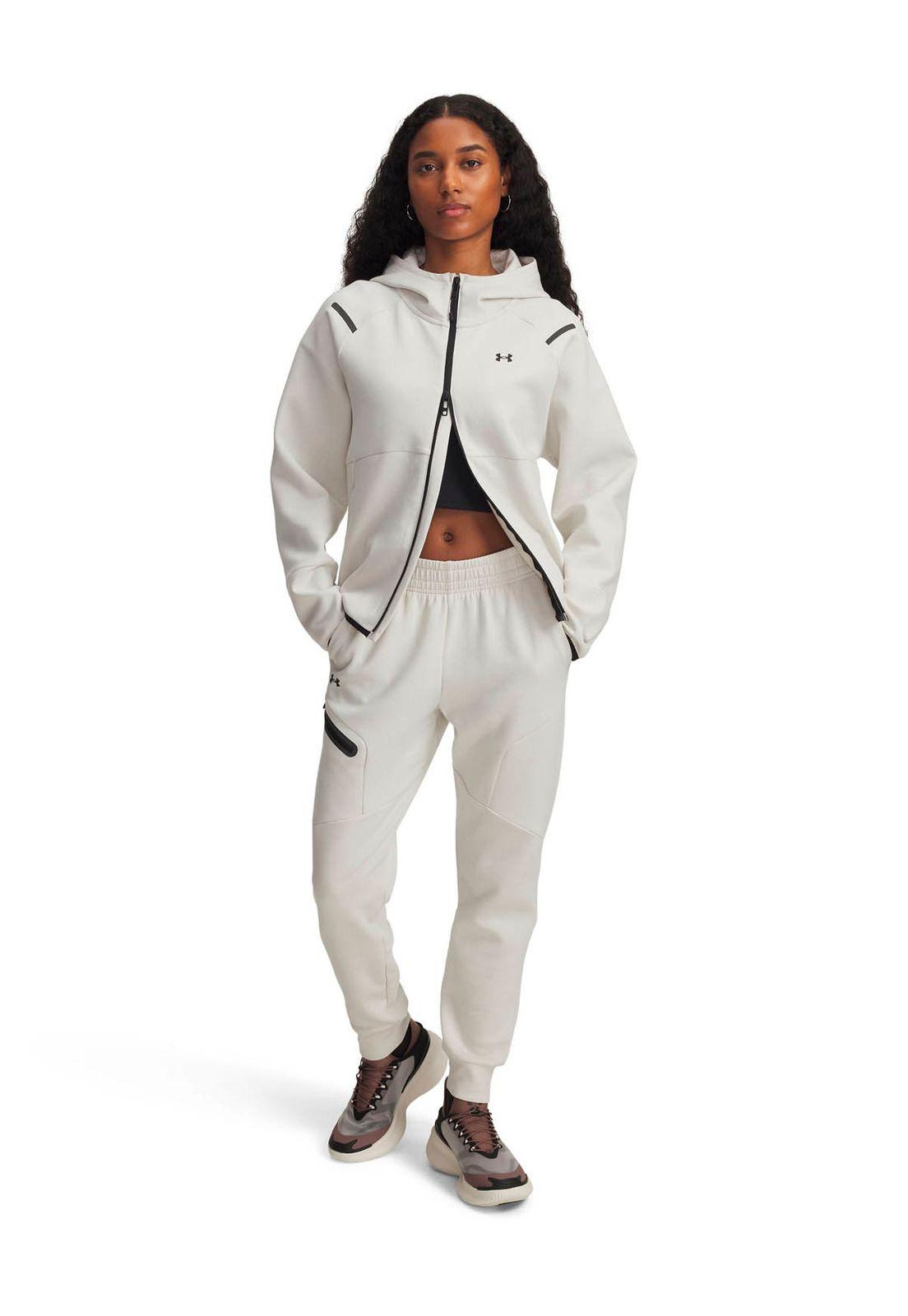 Polerón Lifestyle mujer Unstoppable Fleece blanco -3