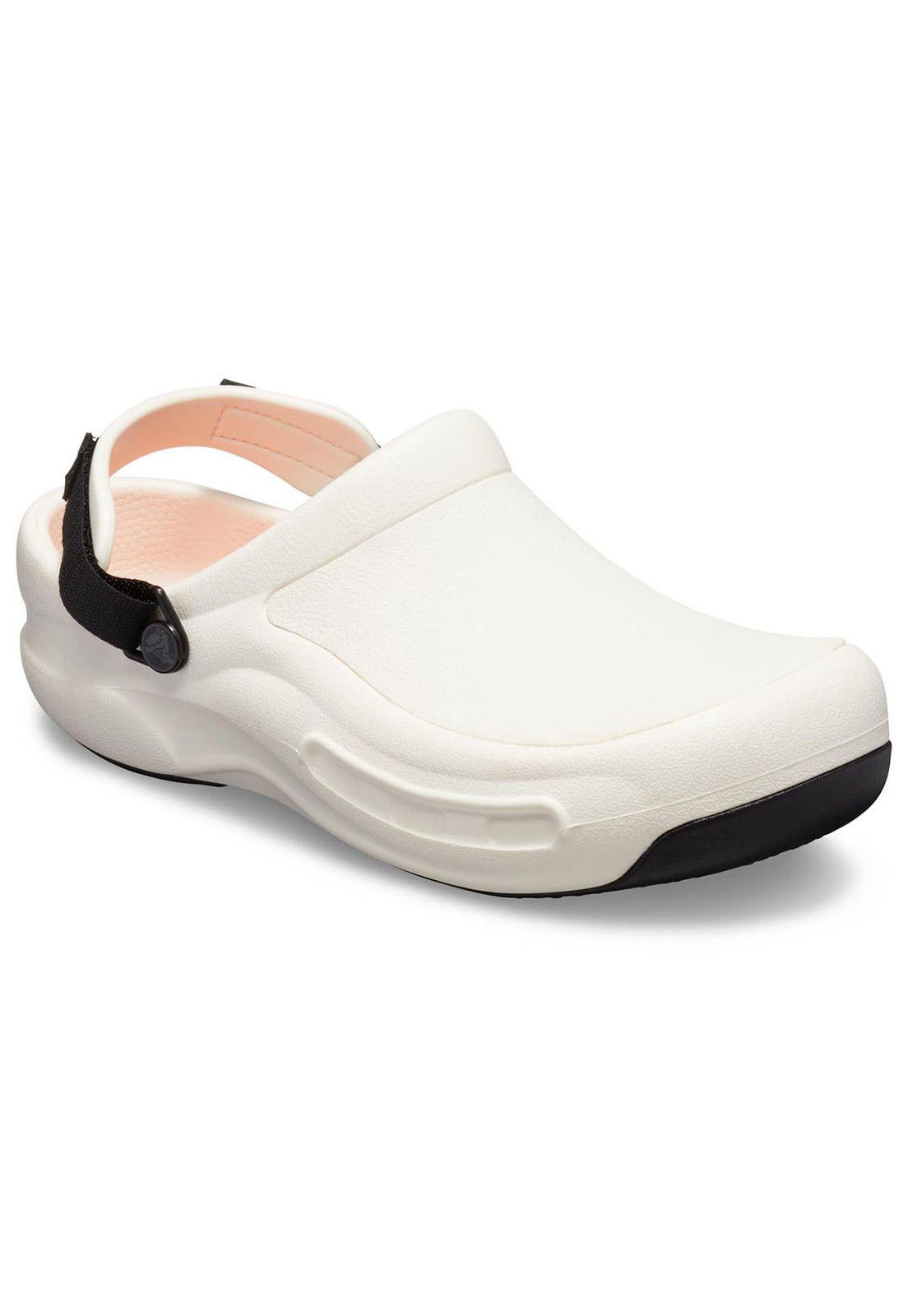 Zueco Crocs Mujer Bistro Pro Work Ltr Blanco-6