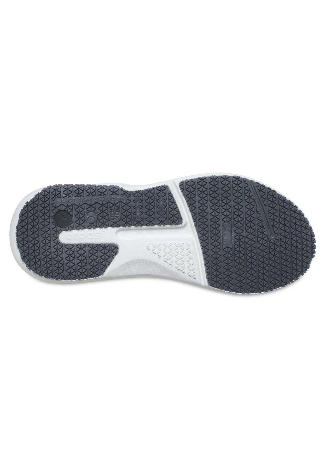 Zapatilla Mujer Crocs Work OTC Antideslizante Gris Clar-5