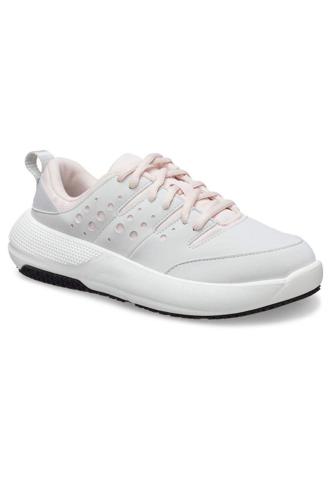 Zapatilla Mujer Crocs Work OTC Antideslizante Gris Clar-6