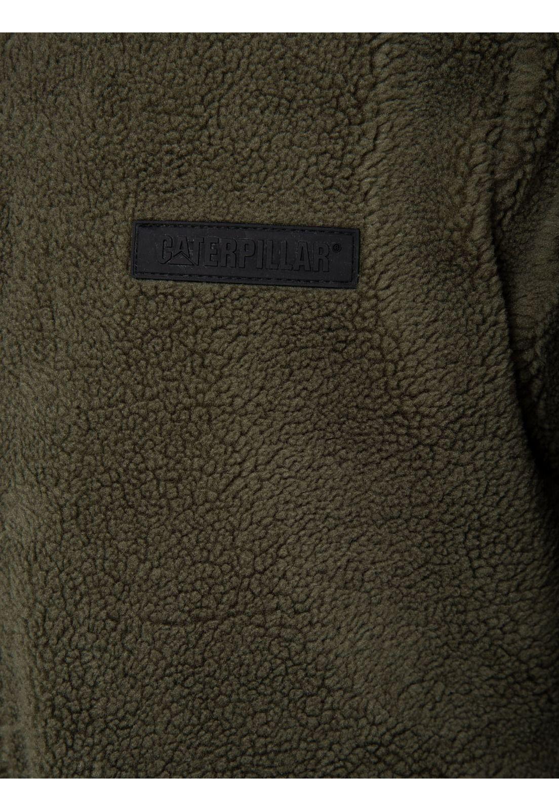 Polar Casual Hombre Sherpa Jacket Verde-4