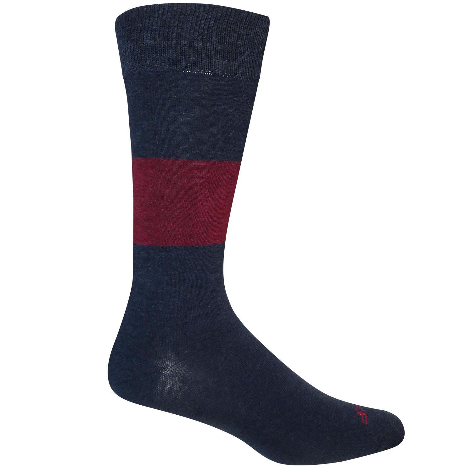 Calcetin Algodón Hombre Bigblock Azul Rockford-0