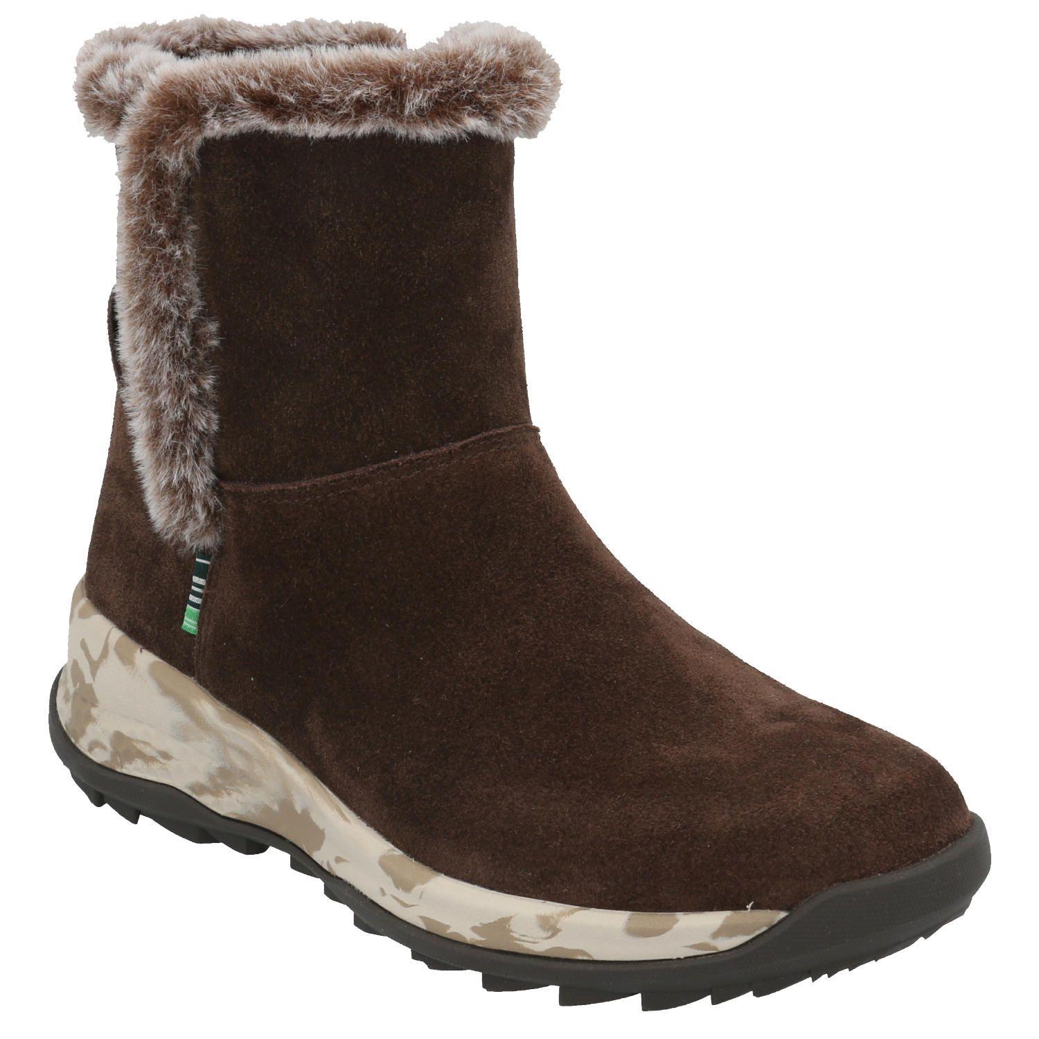 Botín Mujer Zion Café Oscuro-1