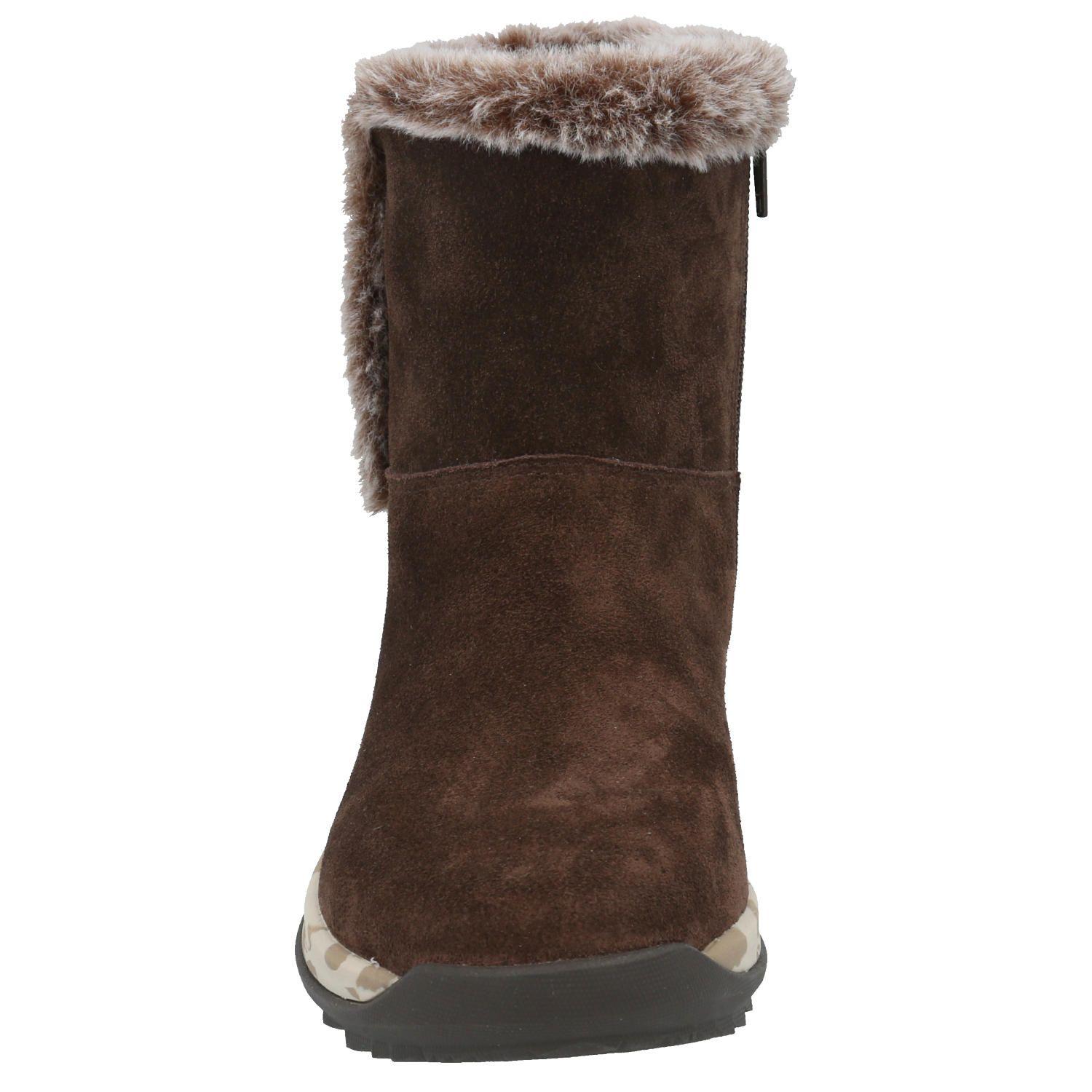 Botín Mujer Zion Café Oscuro-2