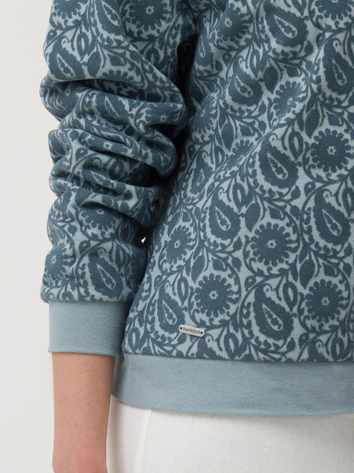 Polerón Algodón Orgánico Mujer North Celeste -6