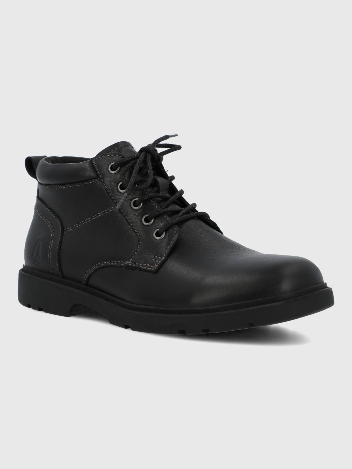 Botin Escolar Cuero Niño Gardia Negro-0