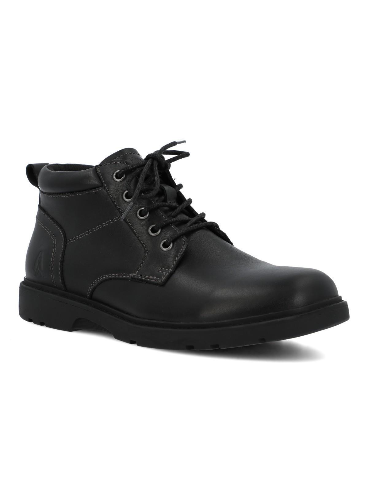 Botin Escolar Cuero Niño Gardia Negro-1