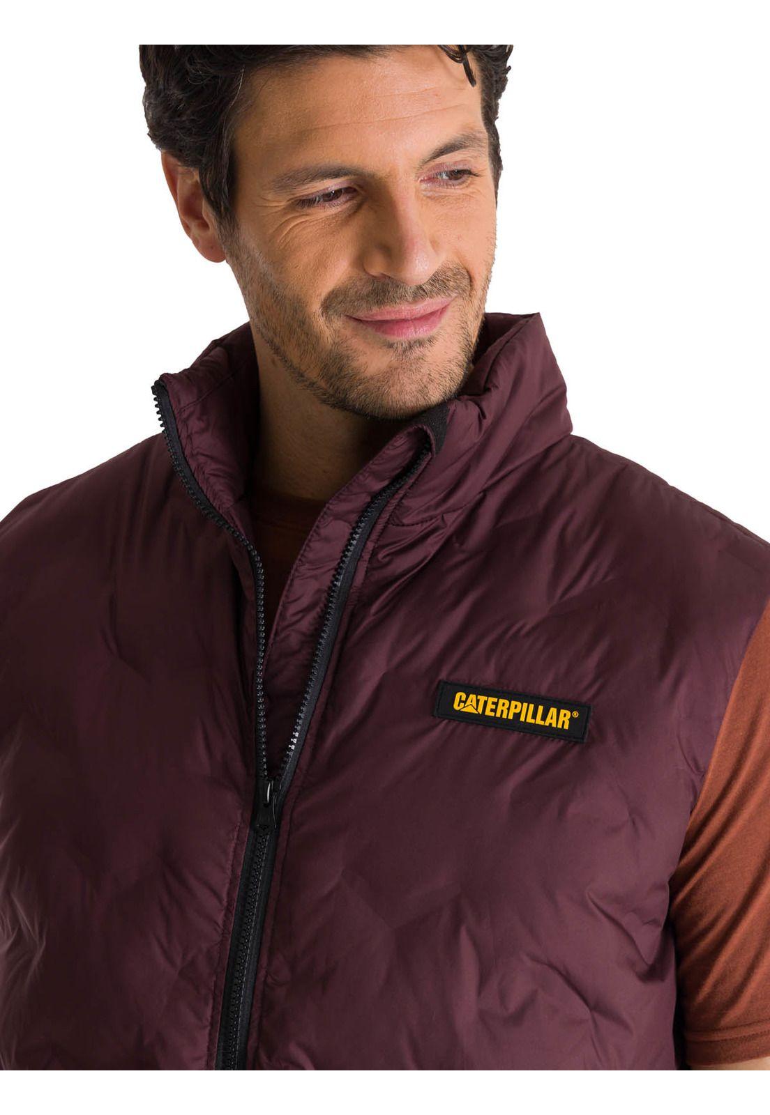 Chaqueta Sin Mangas Hombre Bonded Burdeo-4