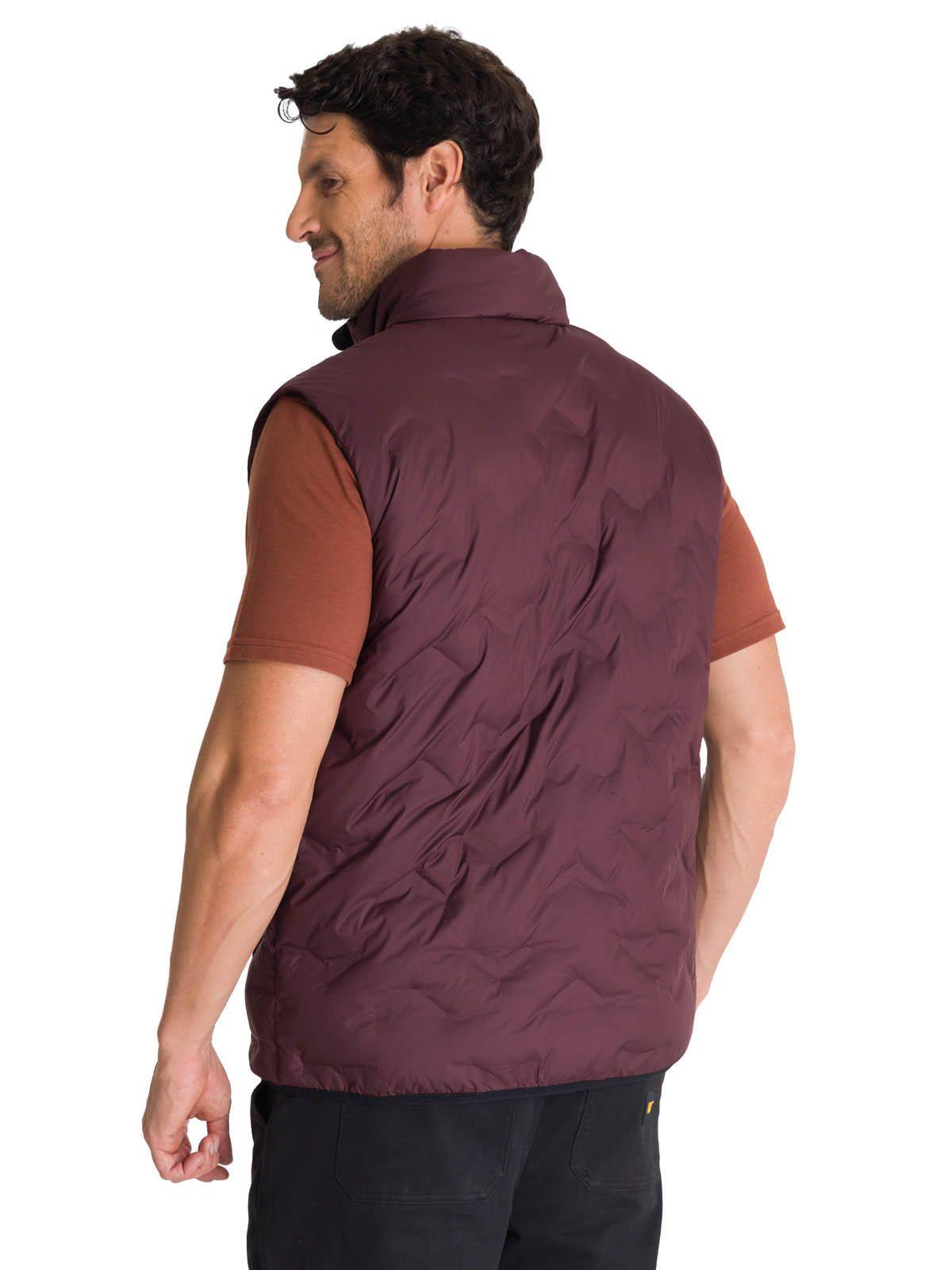 Chaqueta Sin Mangas Hombre Bonded Burdeo-3