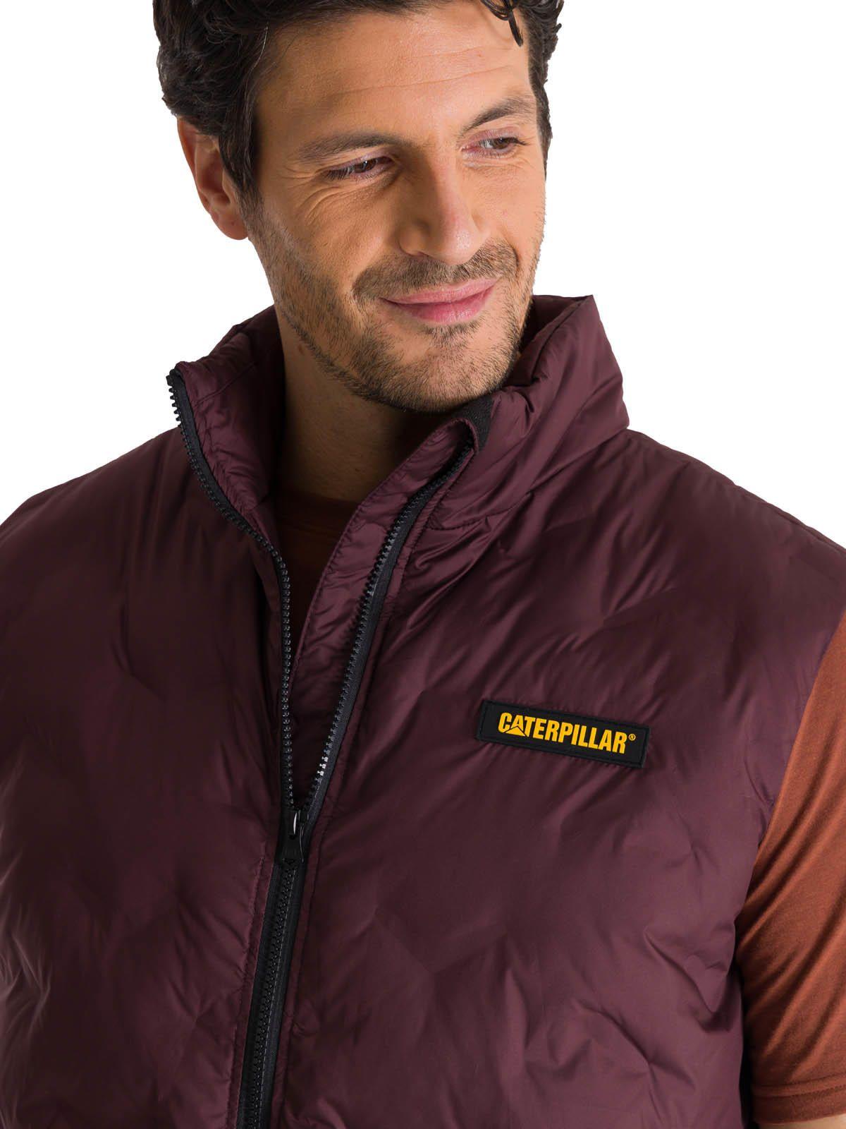 Chaqueta Sin Mangas Hombre Bonded Burdeo-4