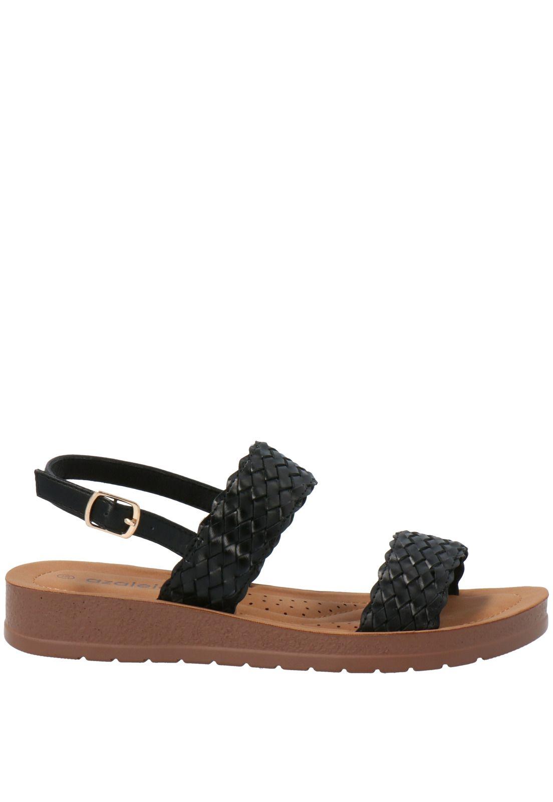 Sandalia Mujer Mousse Negro-1