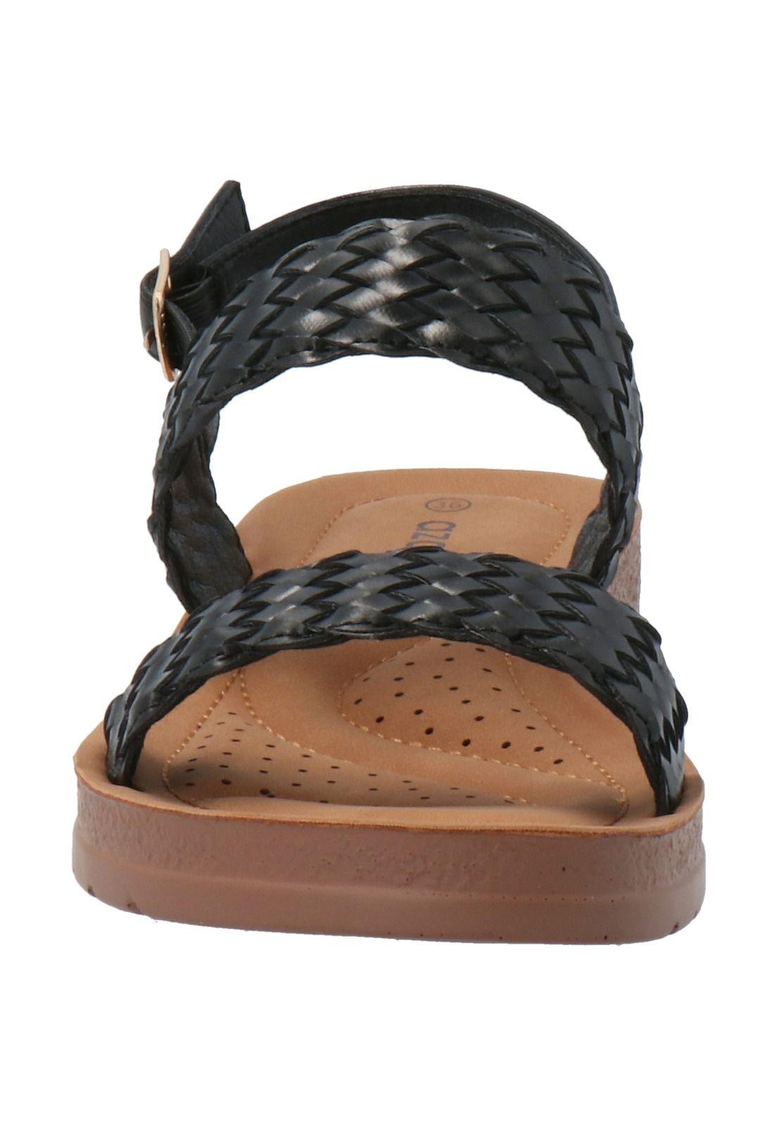 Sandalia Mujer Mousse Negro-2