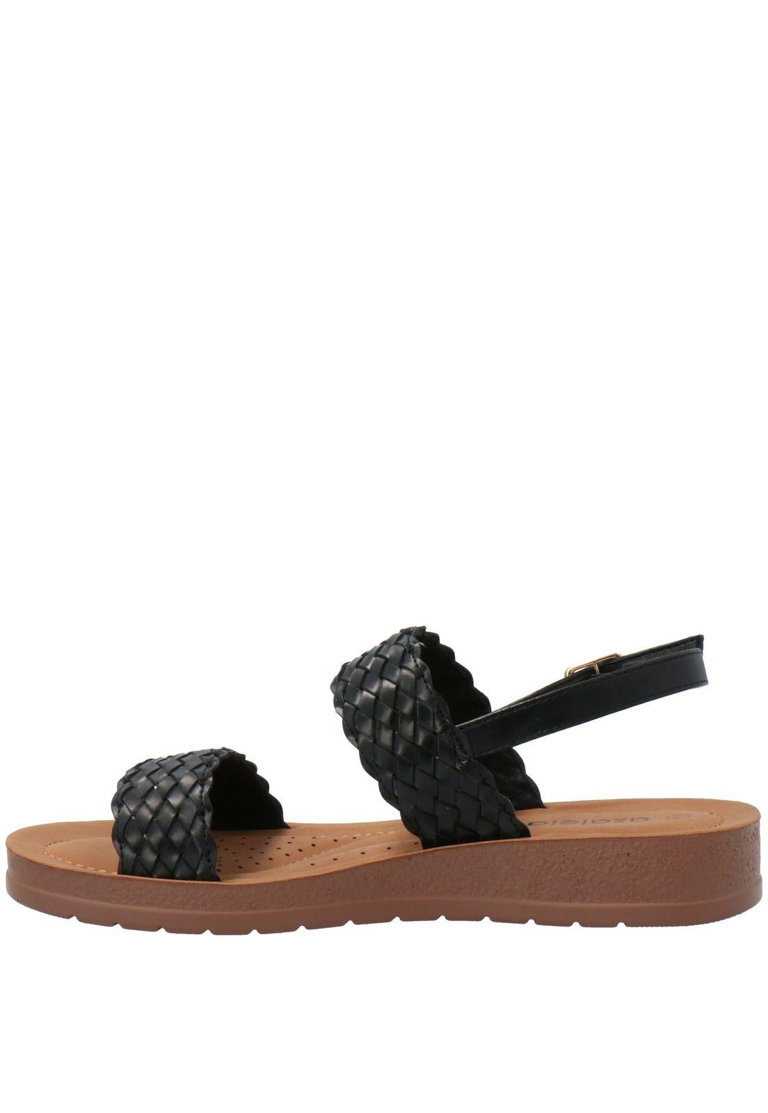 Sandalia Mujer Mousse Negro-4