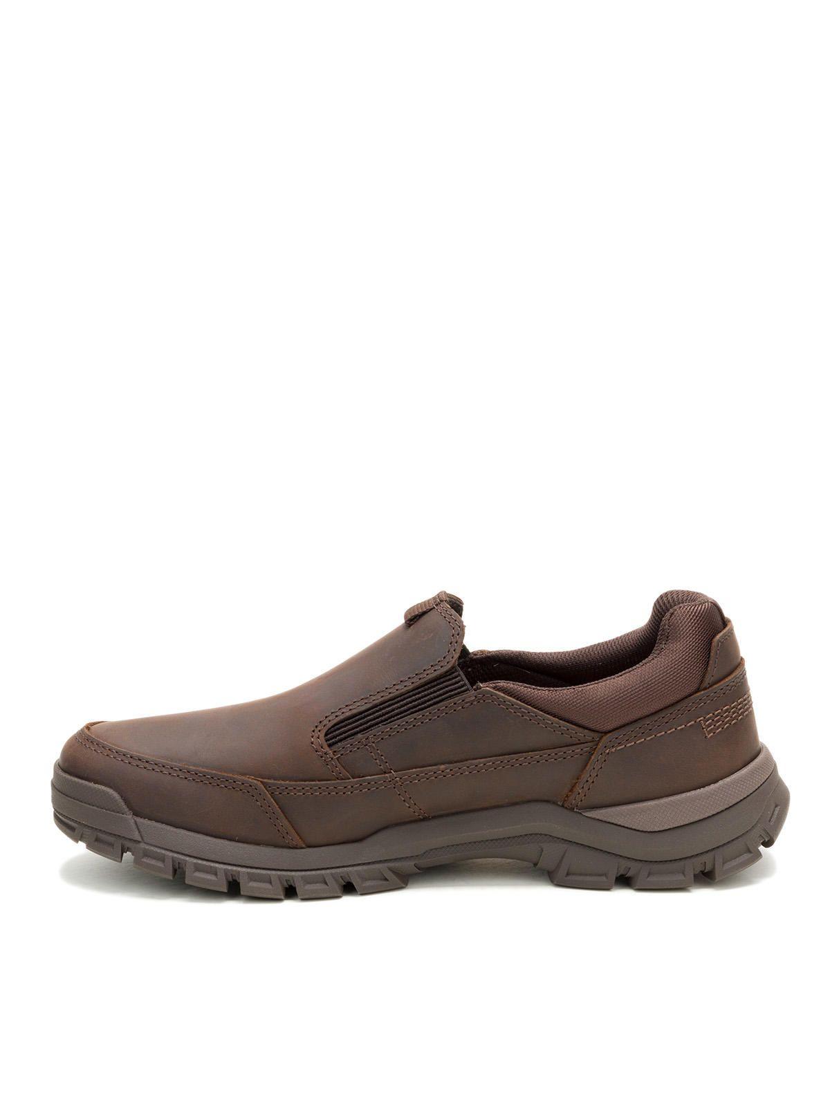 Zapatilla Cuero Threshold Slip On Hombre Café-3
