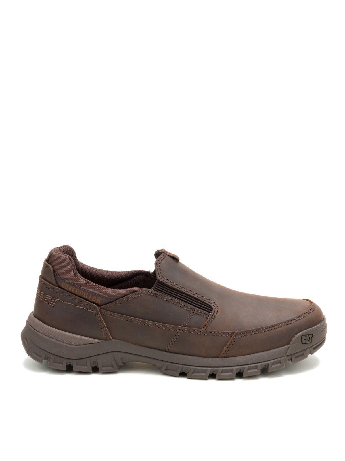 Zapatilla Cuero Threshold Slip On Hombre Café-1