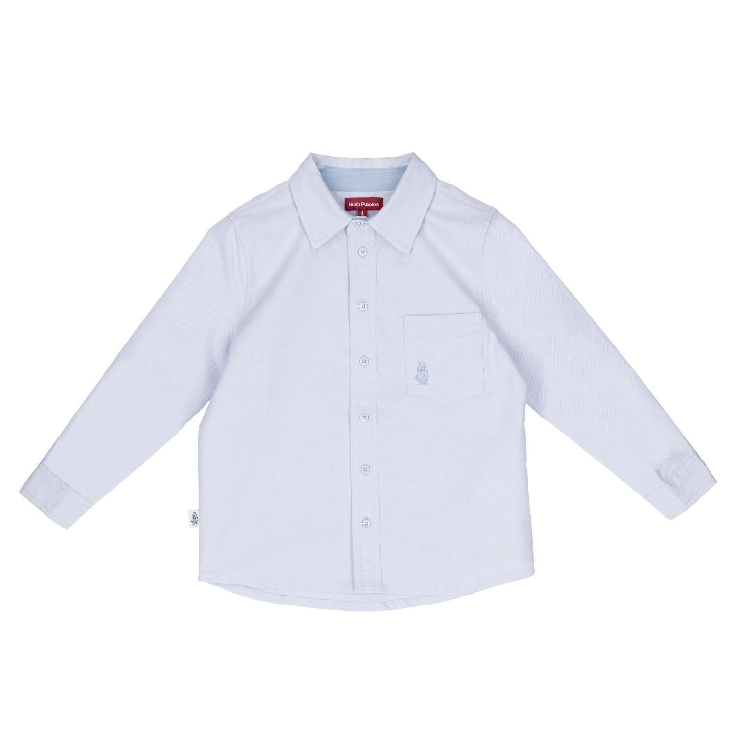 Camisa Niño Oxford (4-16) Azul Cielo-0