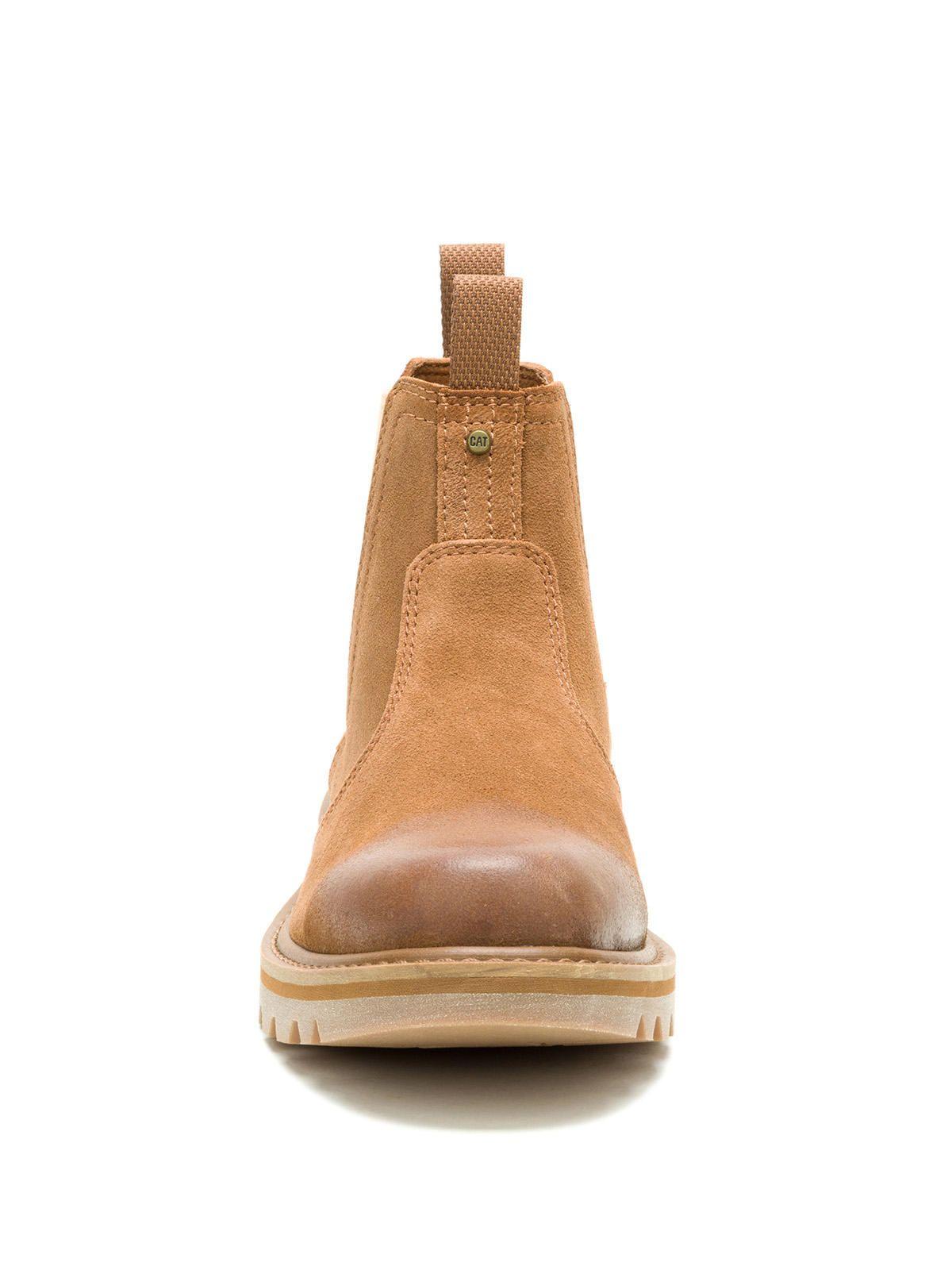 Botín Cuero Hombre Grader Chelsea Café-4