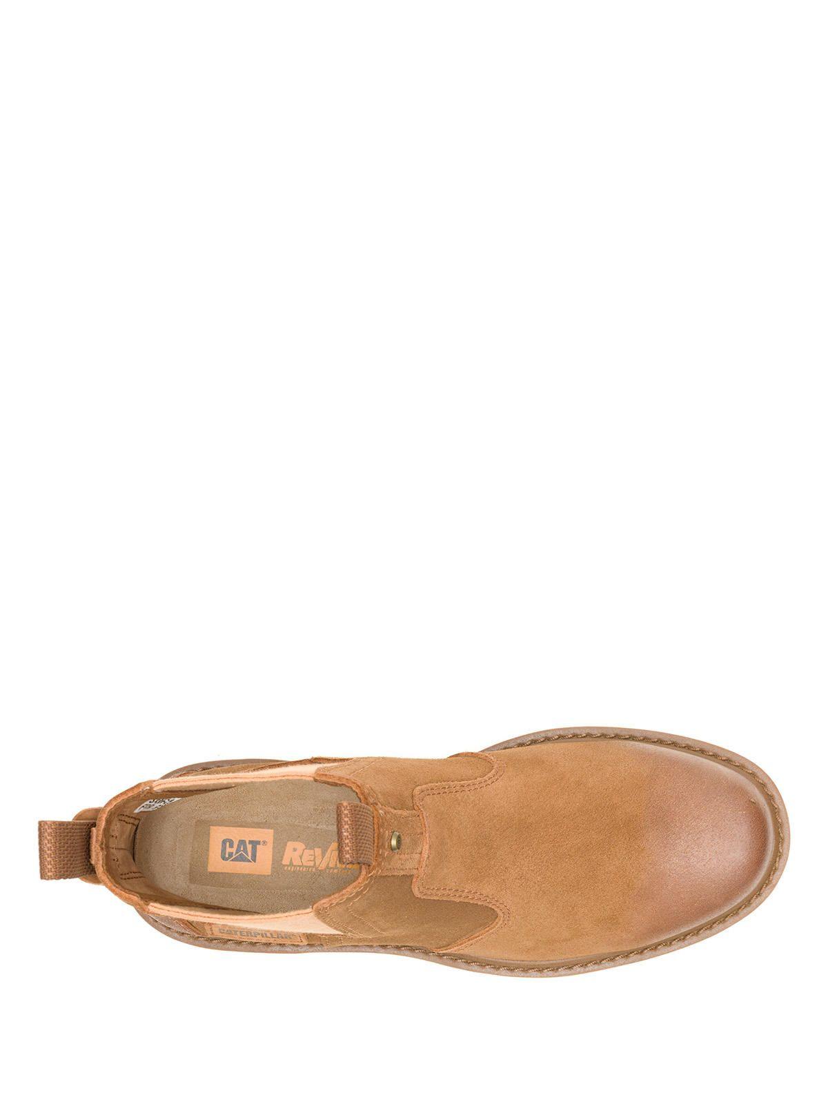 Botín Cuero Hombre Grader Chelsea Café-6