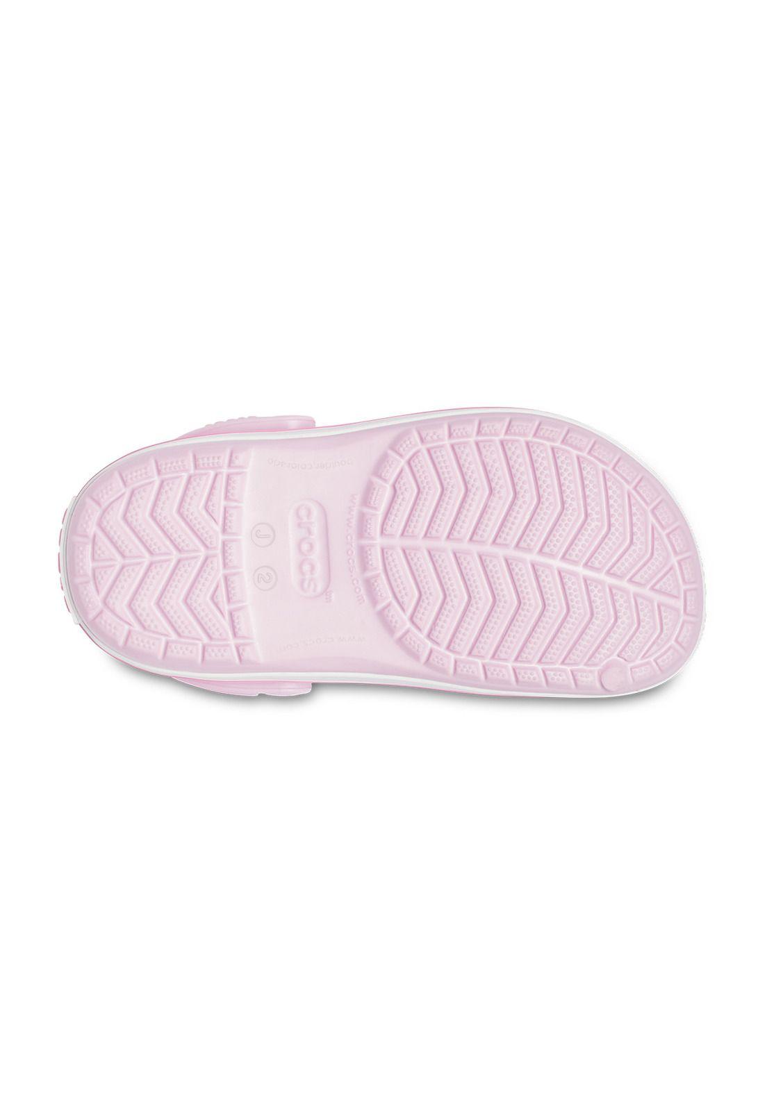 Zueco Crocs Niño Crocband Clog K Rosado-5