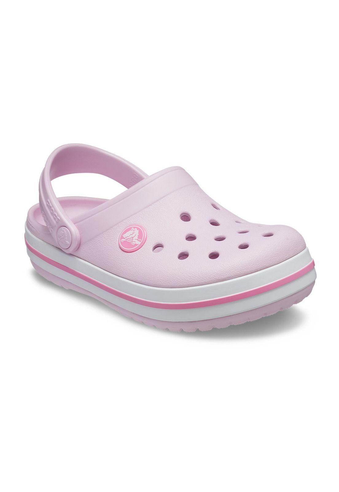 Zueco Crocs Niño Crocband Clog K Rosado-6