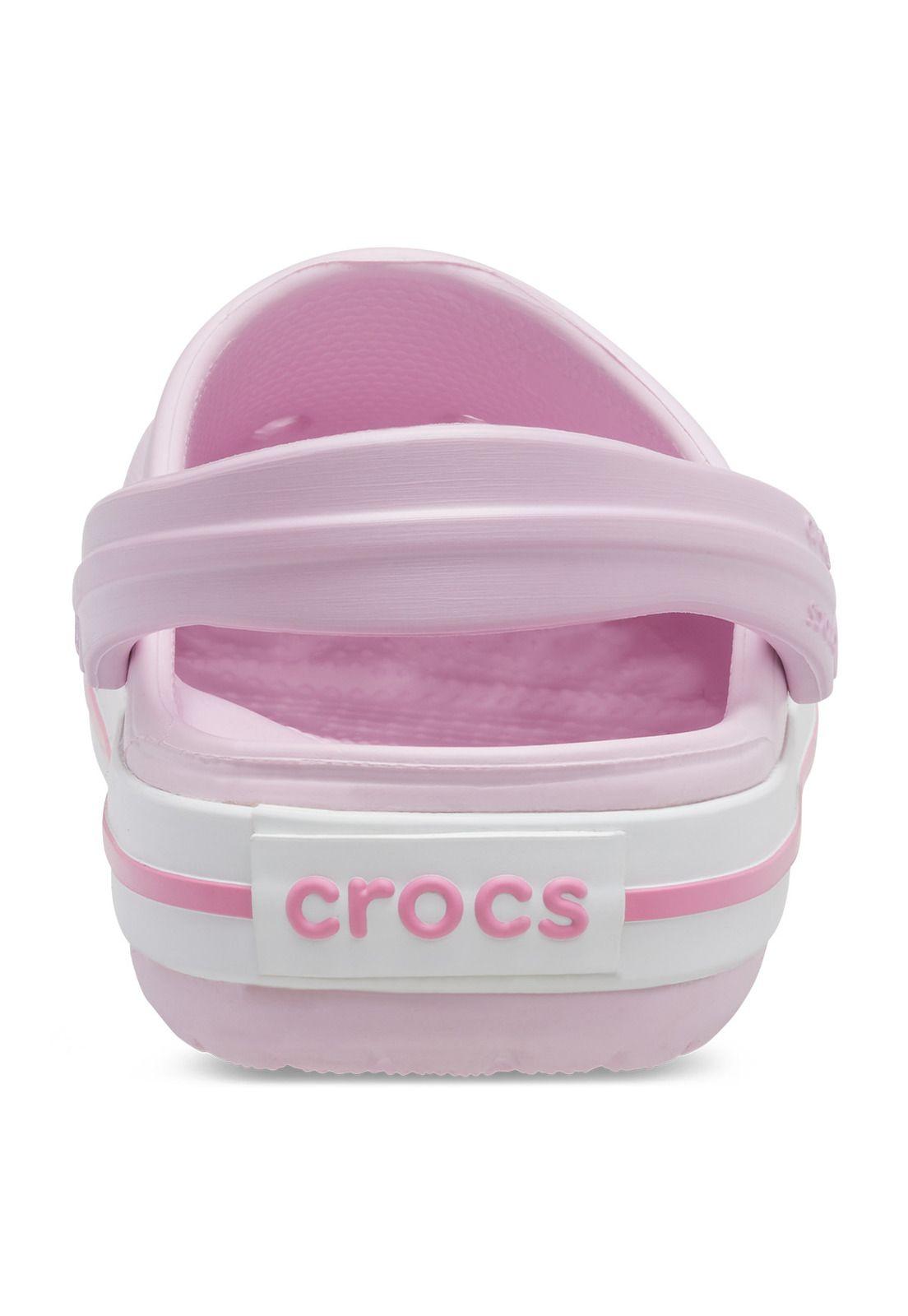 Zueco Crocs Niño Crocband Clog K Rosado-7