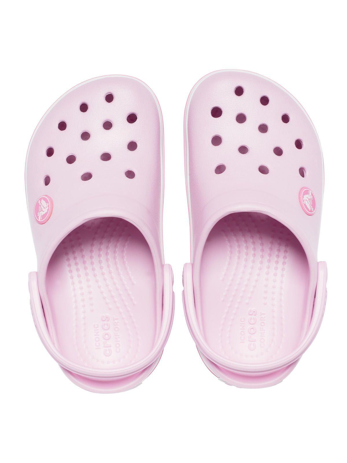 Zueco Crocs Niño Crocband Clog K Rosado-4