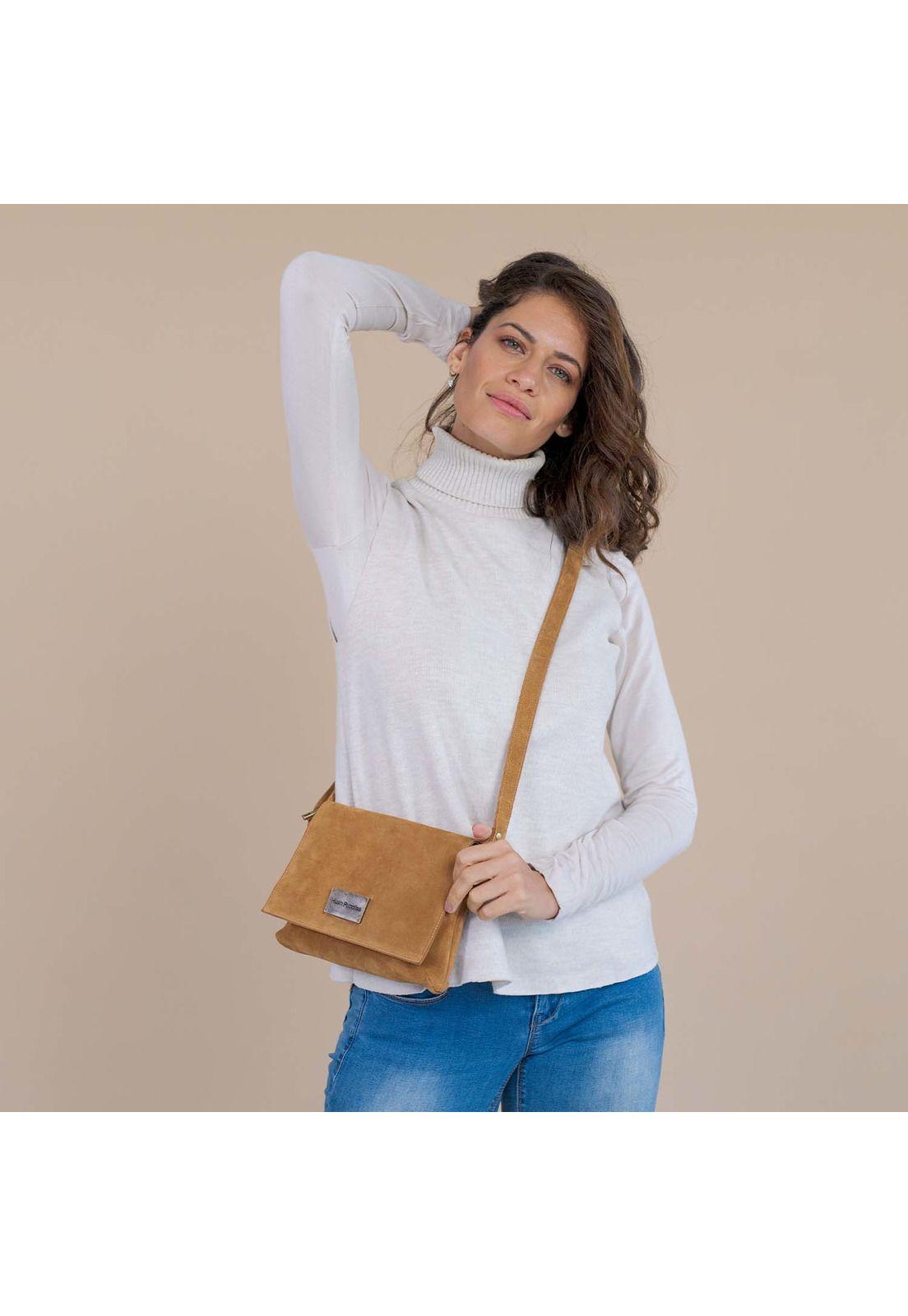 Cartera Mujer Linton Cross Café-1