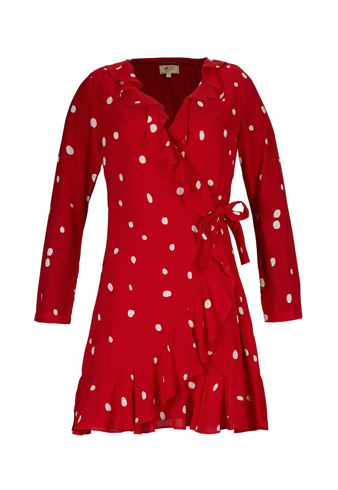 Vestido Viscosa Mujer Acer Rojo-0