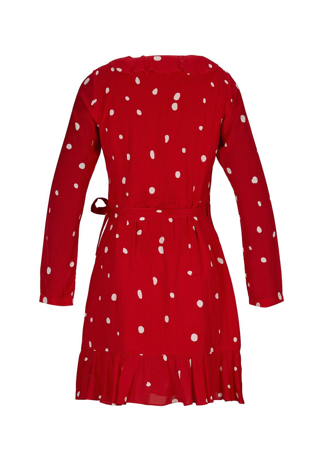 Vestido Viscosa Mujer Acer Rojo-1