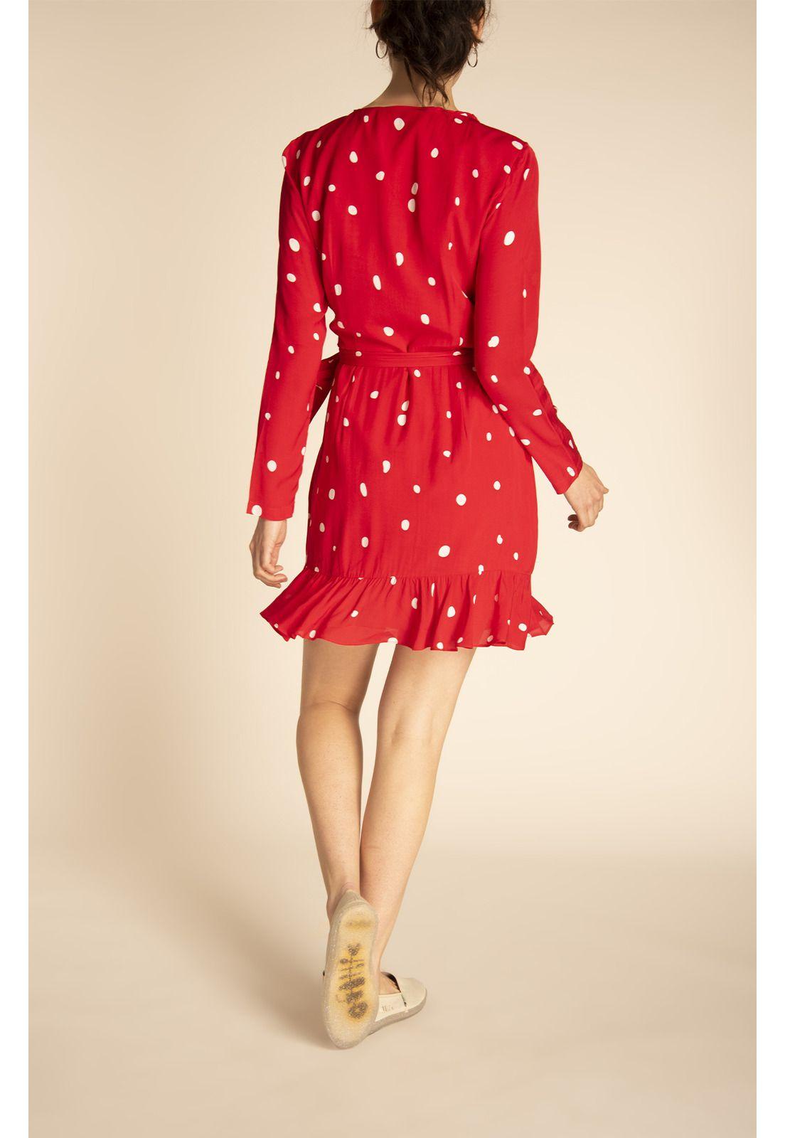 Vestido Viscosa Mujer Acer Rojo-7
