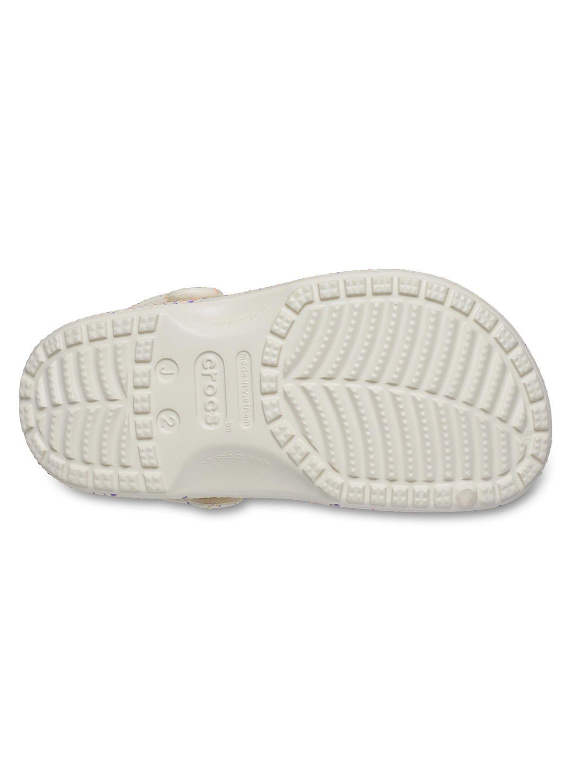 Zueco Niños Grandes Classic Glow Paint K Blanco-6