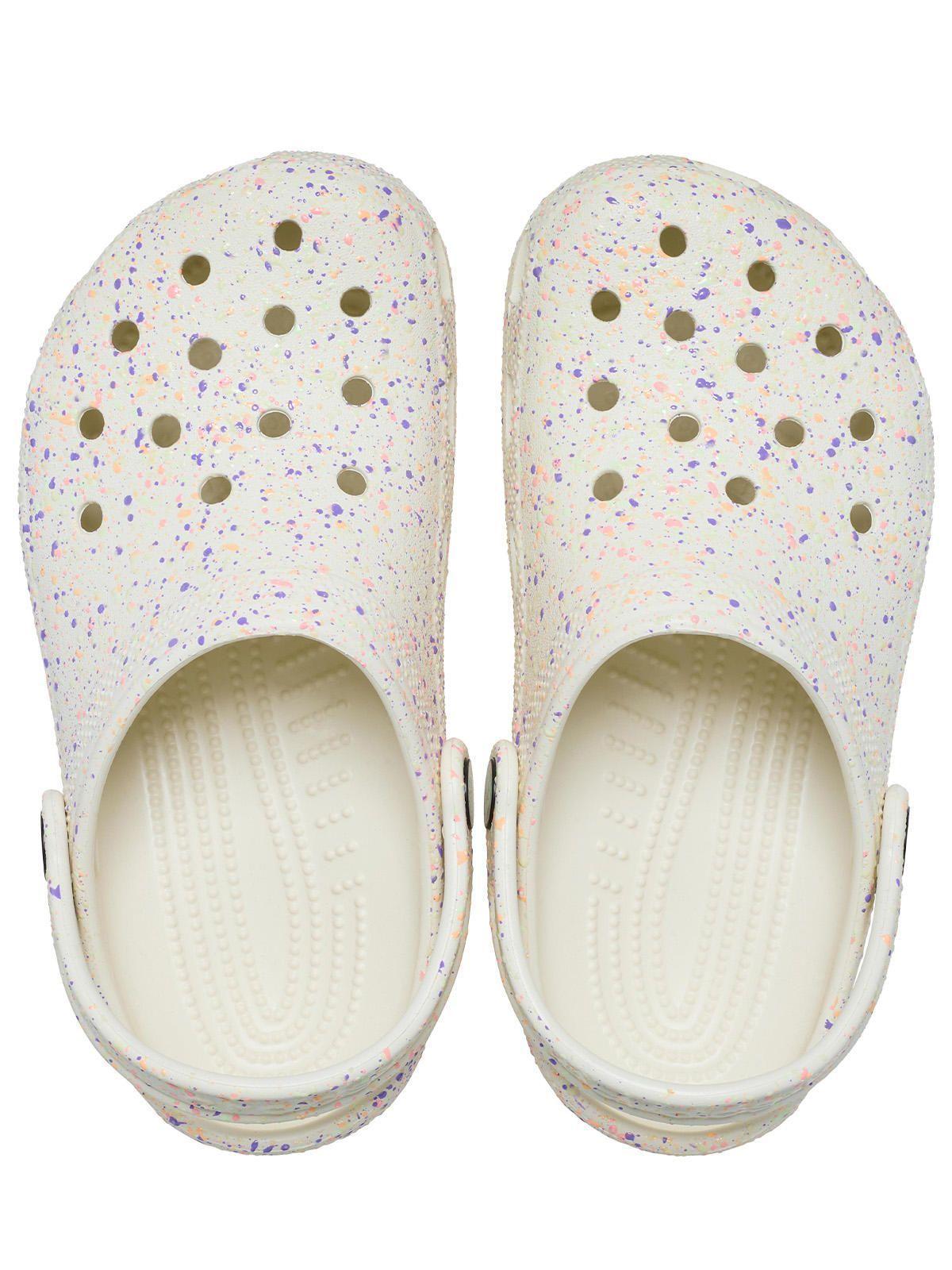 Zueco Niños Grandes Classic Glow Paint K Blanco-4