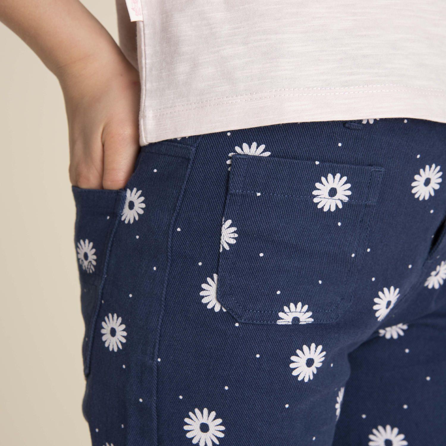 Pantalón Niña Flare Azul-1