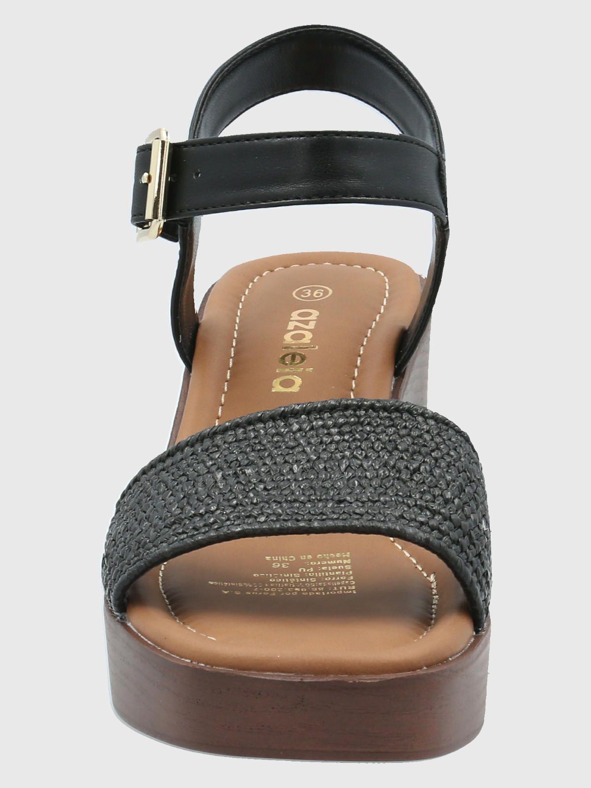 Sandalia Mujer Filippo Negro -3