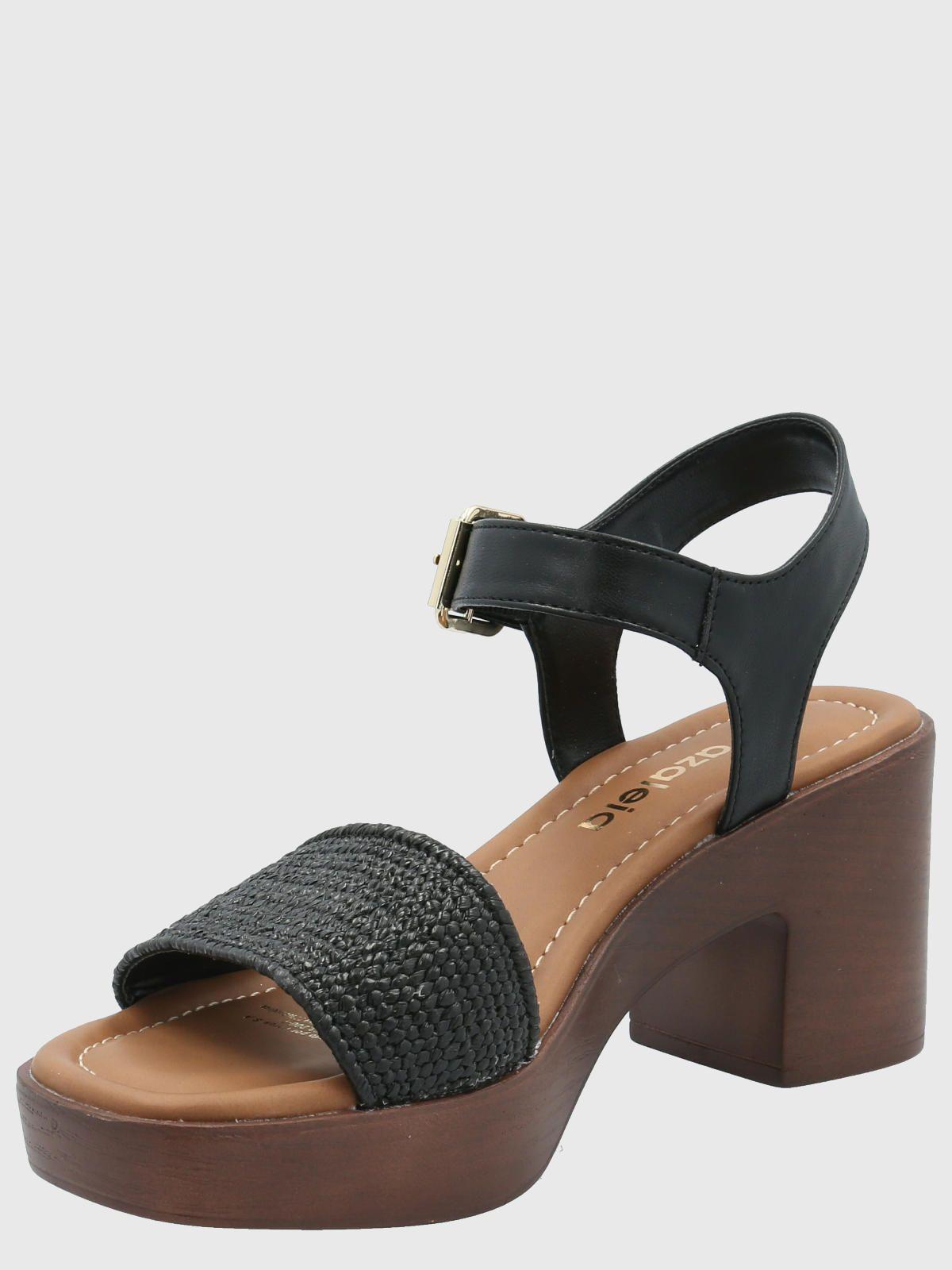 Sandalia Mujer Filippo Negro -4