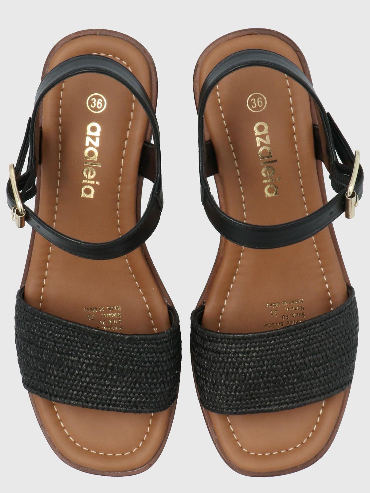 Sandalia Mujer Filippo Negro -6