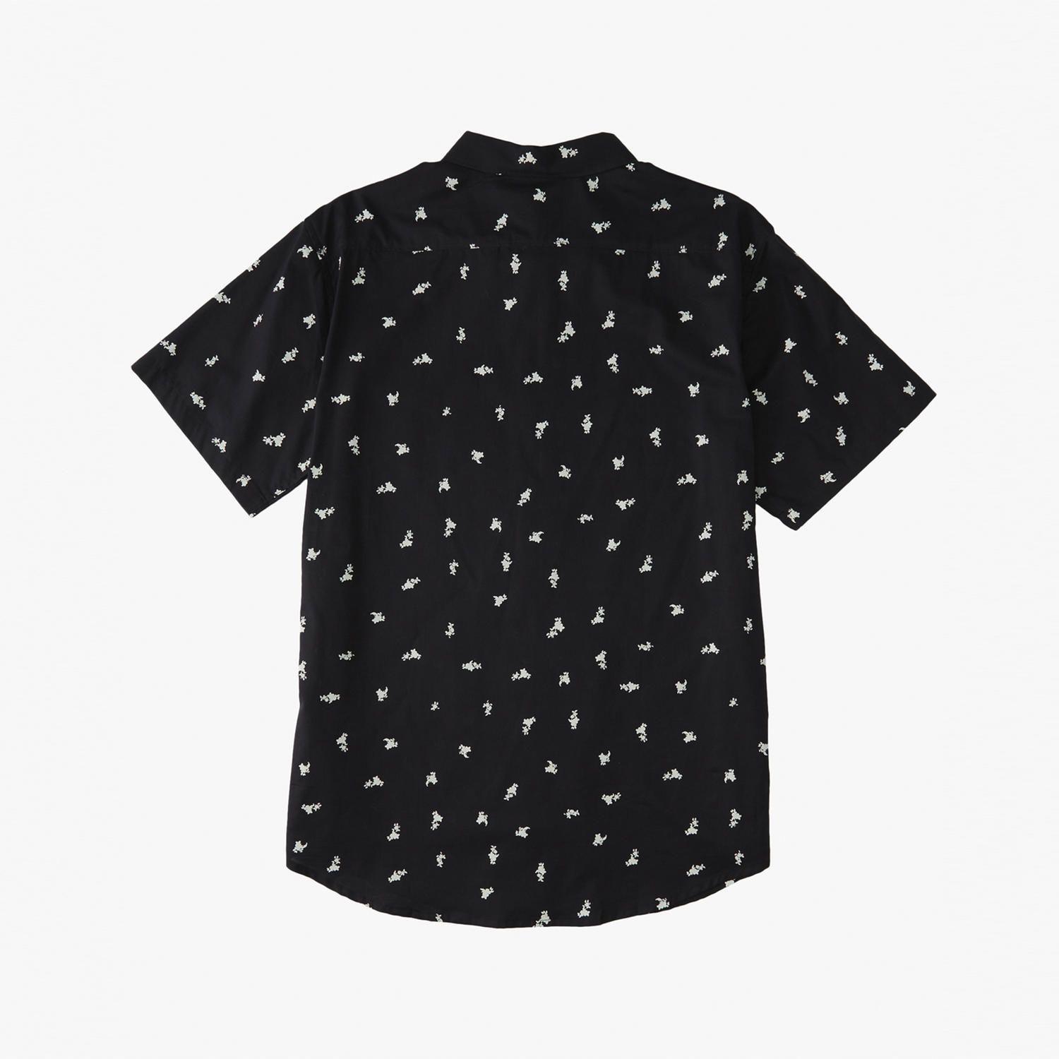 Camisa M/C Sundays Mini Ss M Wv Negro Hombre-1