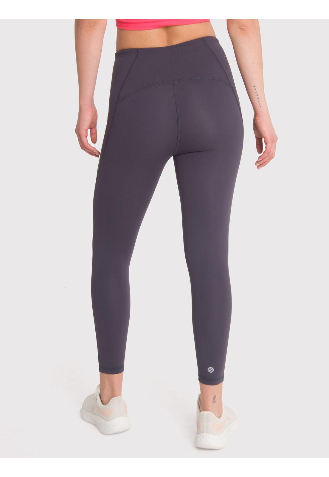 Calza deportiva 7/8 Mujer Ankle Shelly Acero-3