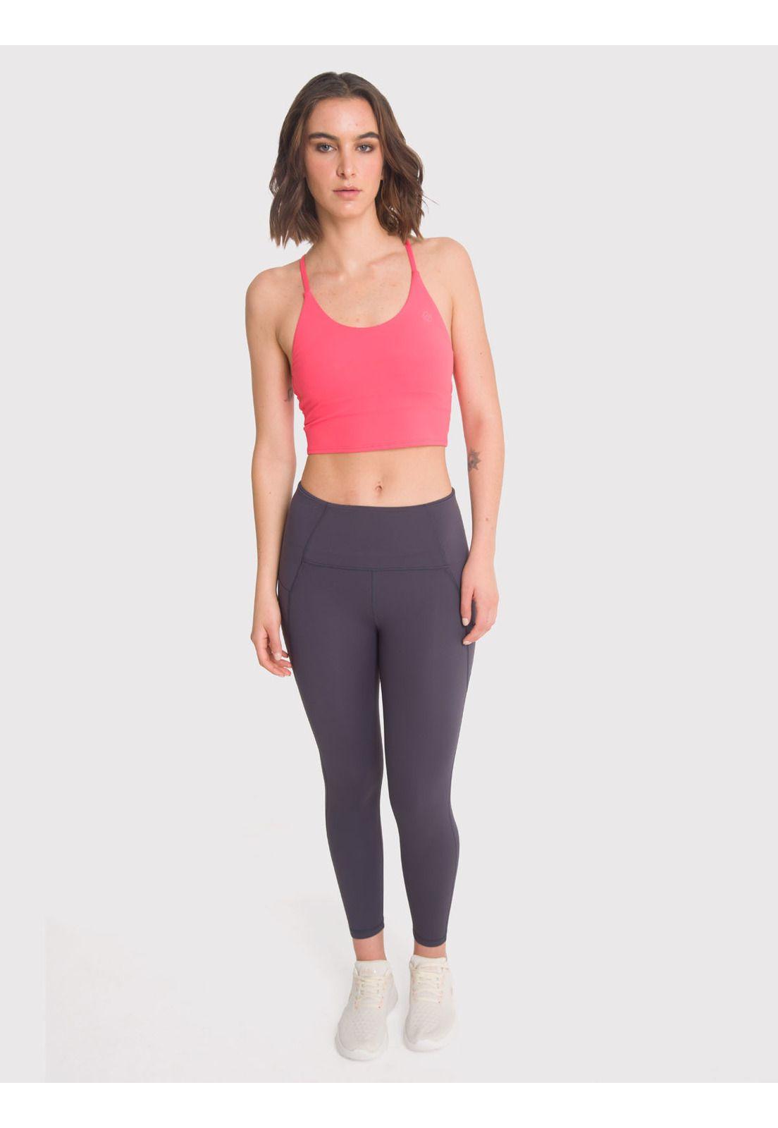 Calza deportiva 7/8 Mujer Ankle Shelly Acero-4