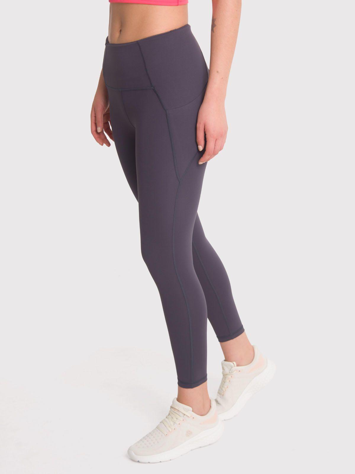 Calza deportiva 7/8 Mujer Ankle Shelly Acero-1