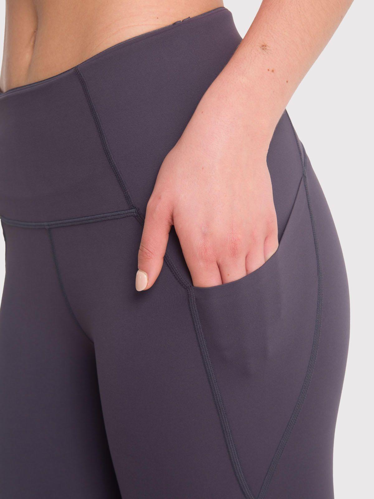 Calza deportiva 7/8 Mujer Ankle Shelly Acero-5