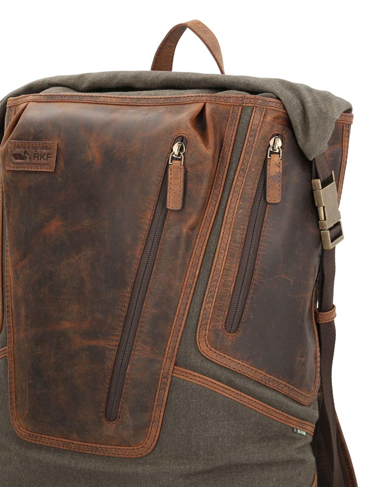 Mochila Wax Hombre Wx Whitfield Back Oliva-4