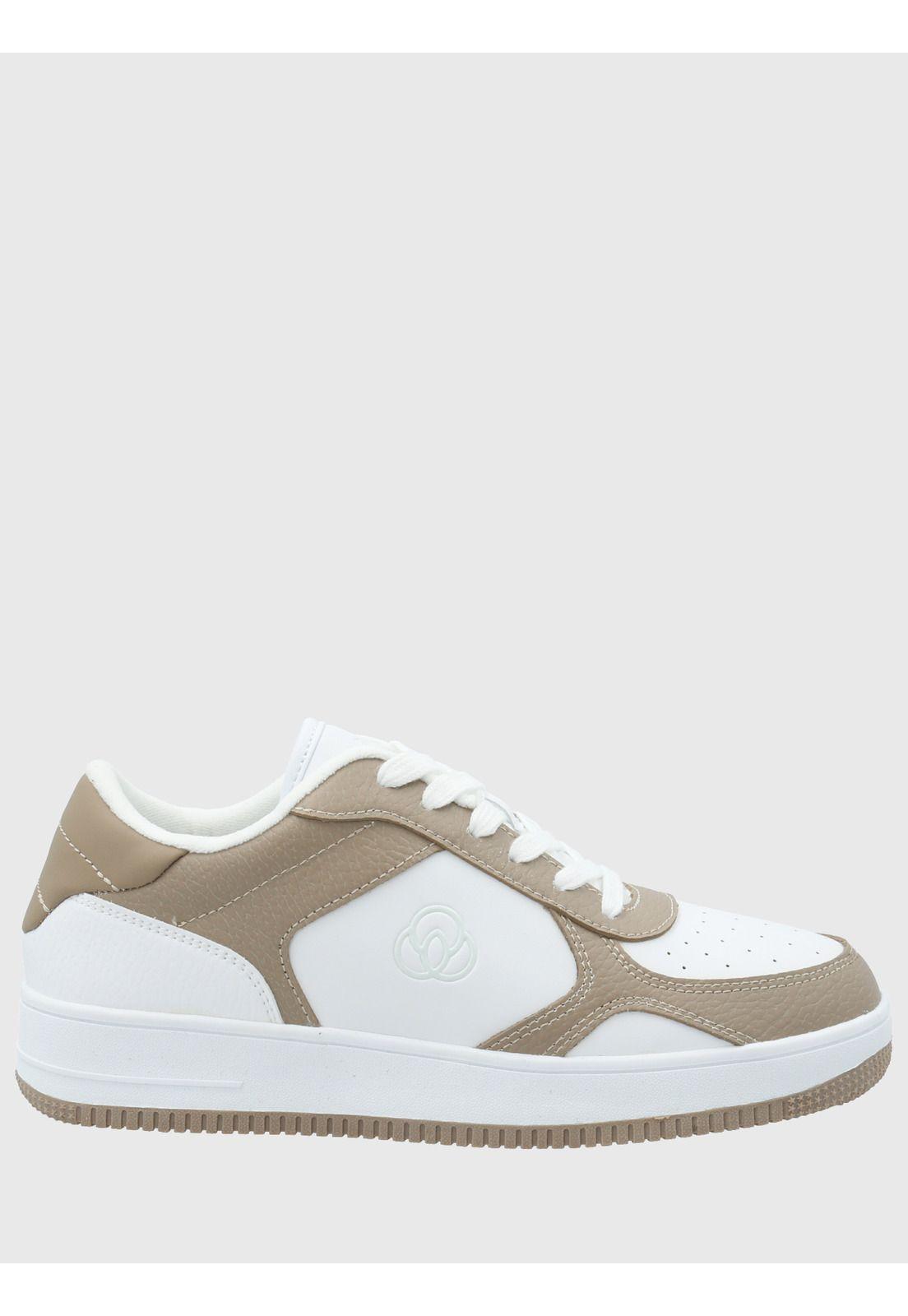 Zapatilla Mujer Alyson II Blanca/ Beige Bsoul-1