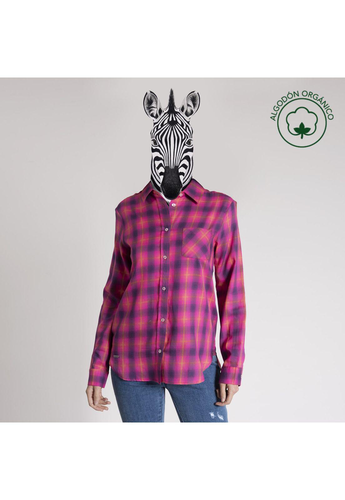 Blusa Mujer Clara Viscosa Rosa-0
