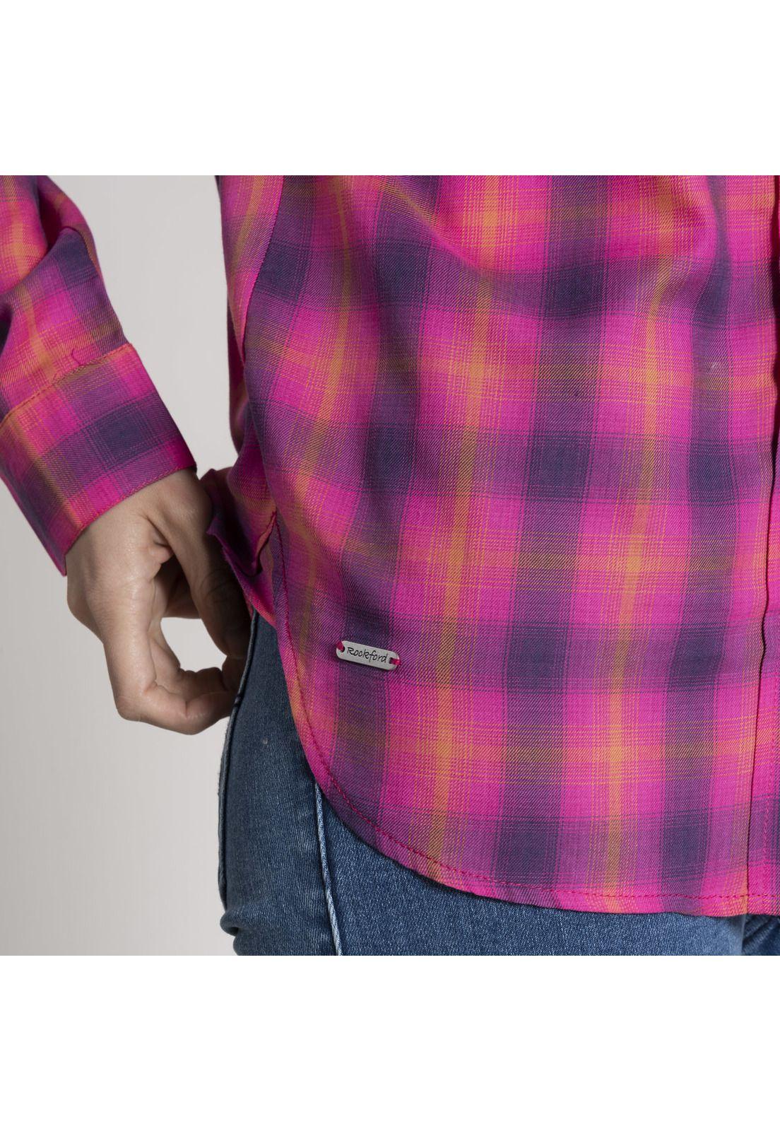 Blusa Mujer Clara Viscosa Rosa-5