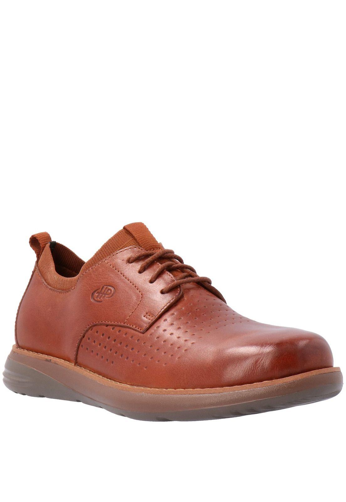 Zapato Cuero Hombre Lander Café-0