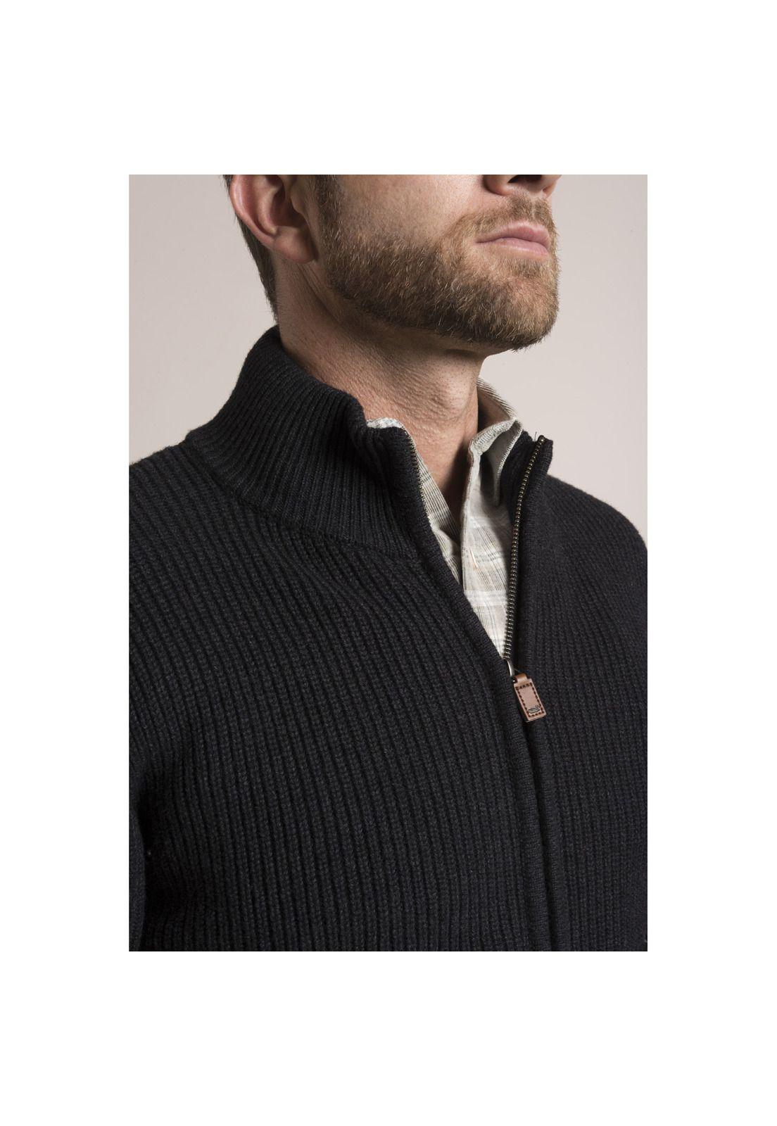 Cardigan Rib Rockford Gris-1